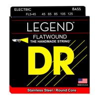 DR Strings FL5-45 Legend Flatwound Bassnaren 5-Snarig (45-125)