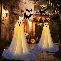 1pc halloween decoraties verlichte spook buiten binnenplaats veranda decoratie eenvoudig te monteren seizoensgebonden horror sfeer Lightinthebox