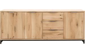 Goossens Dressoir Max, 3 deuren 3 laden