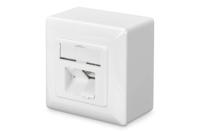 Digitus DN-9006-N wandcontactdoos RJ-45 Wit