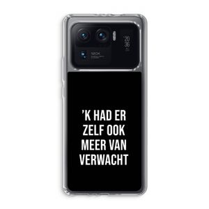 Meer verwacht - Zwart: Xiaomi Mi 11 Ultra Transparant Hoesje