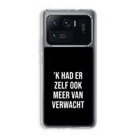 Meer verwacht - Zwart: Xiaomi Mi 11 Ultra Transparant Hoesje