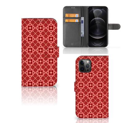 Apple iPhone 12 Pro Max | Telefoon Hoesje | Batik Rood