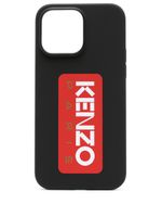 Kenzo coque d'iPhone 14 Pro Max à logo embossé - Noir - thumbnail