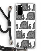 Cats: Samsung Galaxy S20 Transparant Hoesje met koord