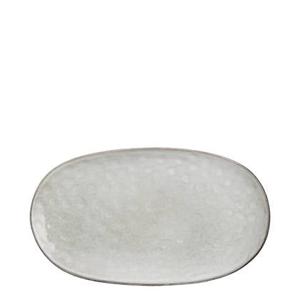 Mica Decorations Tabo Ovaal Bord - L31 x B18 x H3 cm - Grijs