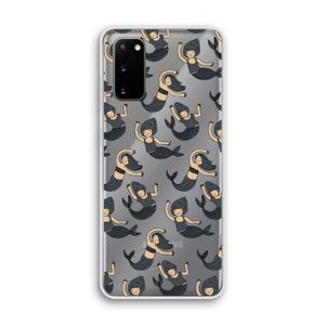 Zeemeermin: Samsung Galaxy S20 Transparant Hoesje