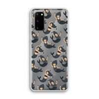 Zeemeermin: Samsung Galaxy S20 Transparant Hoesje