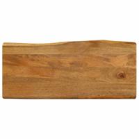Tafelblad met natuurlijke rand 80x40x3,8 cm massief mangohout
