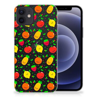 iPhone 12 | 12 Pro (6.1") | Siliconen Case | Fruits