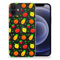 iPhone 12 | 12 Pro (6.1") | Siliconen Case | Fruits