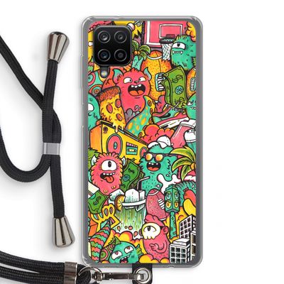 Vexx City: Samsung Galaxy A12 Transparant Hoesje met koord
