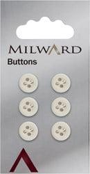 Milward Knoop Mat Wit 10mm (6 stuks)