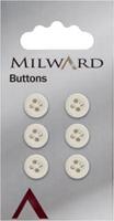 Milward Knoop Mat Wit 10mm (6 stuks)