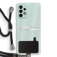 uw waarde daalt niet: Samsung Galaxy A52s 5G Transparant Hoesje met koord