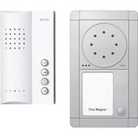 Ritto by Schneider RGE1891320 Complete set voor Deurintercom Kabelgebonden Eengezinswoning Zilver, Wit