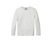 Tommy Hilfiger longsleeve van biologisch katoen grijs - thumbnail