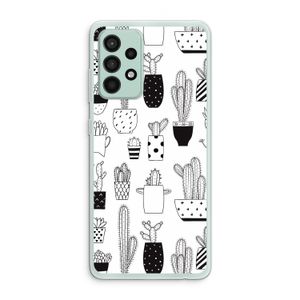 Cactusmotief: Samsung Galaxy A52s 5G Transparant Hoesje