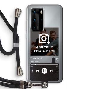 Music Player: Huawei P40 Pro Transparant Hoesje met koord