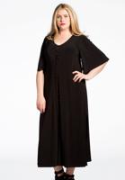 Yoek Lang vest | Zwart | Maat Plus