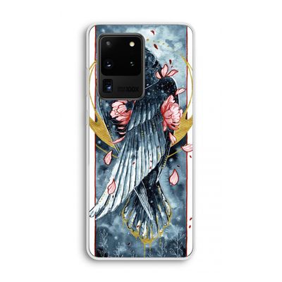 Golden Raven: Samsung Galaxy S20 Ultra Transparant Hoesje