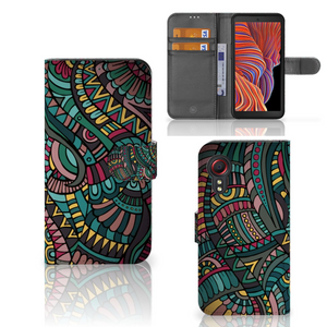 Samsung Galaxy Xcover 5 Telefoon Hoesje Aztec