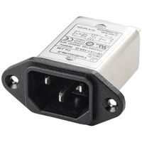 TRU COMPONENTS TC-10101440 Netfilter Met IEC-connector 250 V/AC 10 A 0.3 mH (l x b x h) 58 x 50 x 22.8 mm 1 stuk(s) - thumbnail