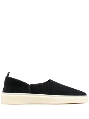Officine Creative mocassins Muskrat en daim - Noir
