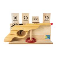 BS Toys houten schietspel met doelwit, 14dlg.