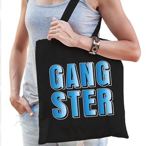 Gangster kado tas zwart voor dames   -