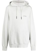 ISO.POETISM hoodie à logo imprimé - Gris