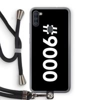 #9000: Samsung Galaxy A11 Transparant Hoesje met koord