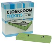 Nummer-/ garderobeblokken groen