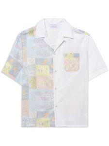 John Elliott chemise fleurie à manches courtes - Blanc