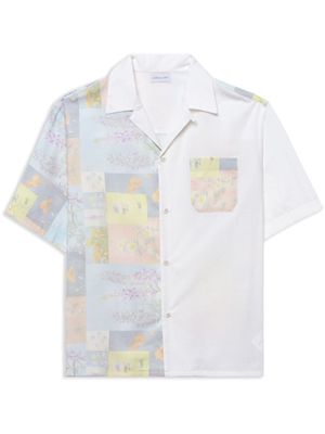 John Elliott chemise fleurie à manches courtes - Blanc