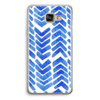 Blauwe pijlen: Samsung Galaxy A5 (2016) Transparant Hoesje