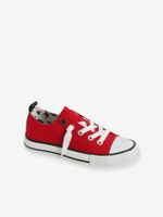 Elastische stoffen sneakers baby jongen rood - thumbnail