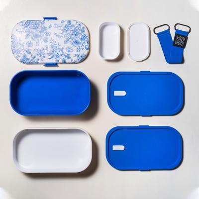 Yoko Lunchbox toile de joy blue 1200ml