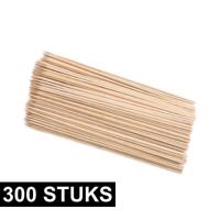 Cosy & Trendy Sat? prikkers - 300x stuks - hout - L25 cm - brochettestok
