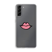 Kusje: Samsung Galaxy S21 Plus Transparant Hoesje