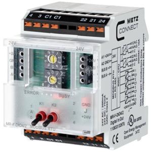 Metz Connect MR-F-DIO4/2 Modbus RTU 24 V/AC, 24 V/DC 200 mA Aantal uitgangen: 2 x Inhoud: 1 stuk(s)