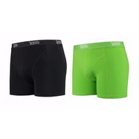 Lemon and Soda boxershorts 2-pak zwart en groen 2XL XXL  -