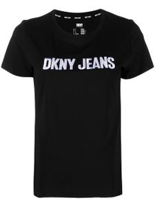 DKNY t-shirt à logo embossé - Noir