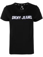 DKNY t-shirt à logo embossé - Noir - thumbnail