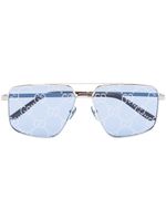 Gucci Eyewear lunettes de soleil à monture carrée - Argent