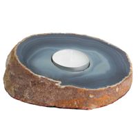Waxinelichthouder Agaat Schijf (ca. 600 ~ 1000 gram) - thumbnail