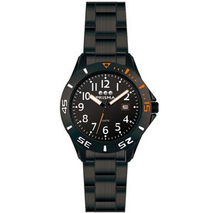 Coolwatch CW.391 Kinderhorloge Black Scuba Diver black-orange