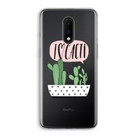 I love cacti: OnePlus 7 Transparant Hoesje