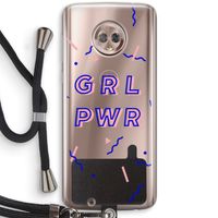 GRL PWR: Motorola Moto G6 Transparant Hoesje met koord