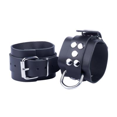 Red Leather Ultra Leather Handboeien - Zwart